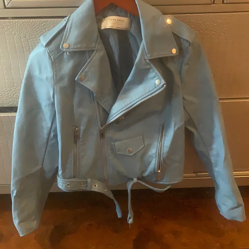 Zara leather jacket